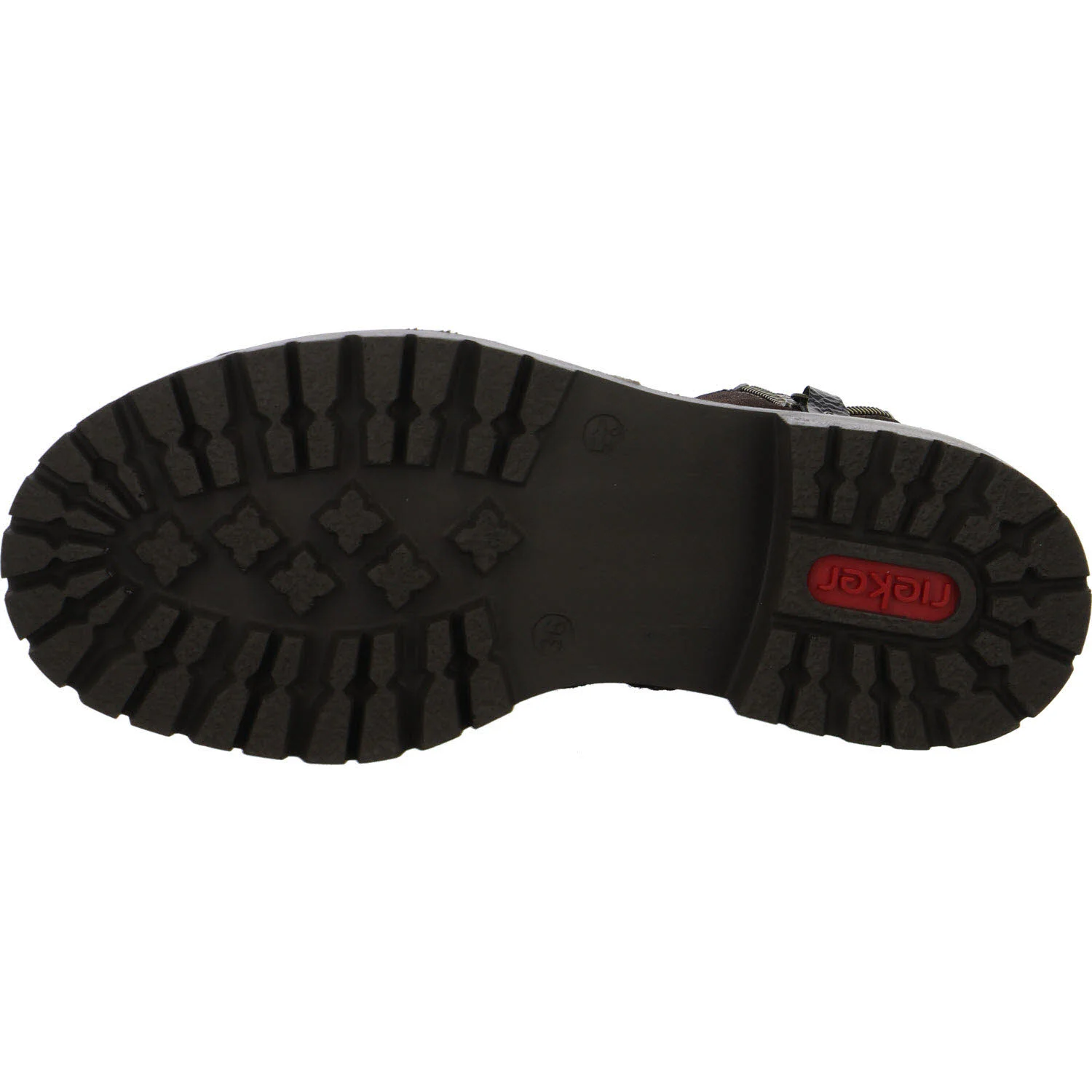Rieker Damen Schnürstiefel 72617-25 72617 nougat/antik/espresso F (normal)