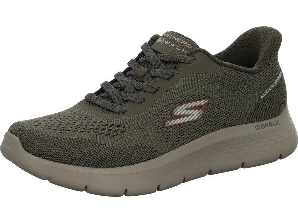 Skechers Herren Slipper 216924 DKTP GO WALK Flex - Master dark taupe normal