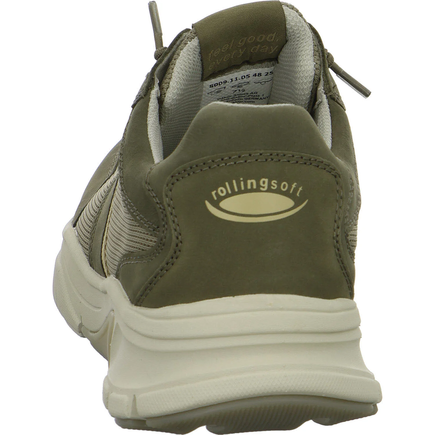 Gabor Rollingsoft Herren Slipper 8009.11.05 8009.11 tundra/salvia G 1/2 (normal)