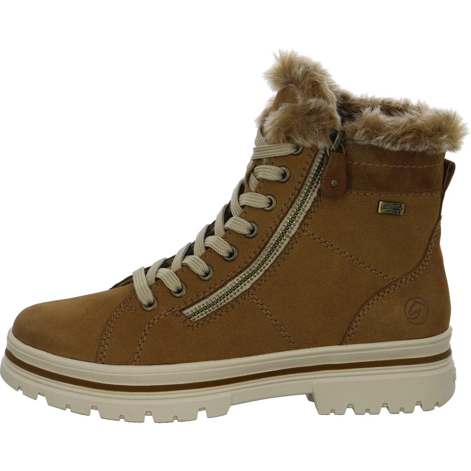 Remonte Damen Schnürstiefel warm D2U73-22 D2U73 noccia/reh/steppe G (weit)