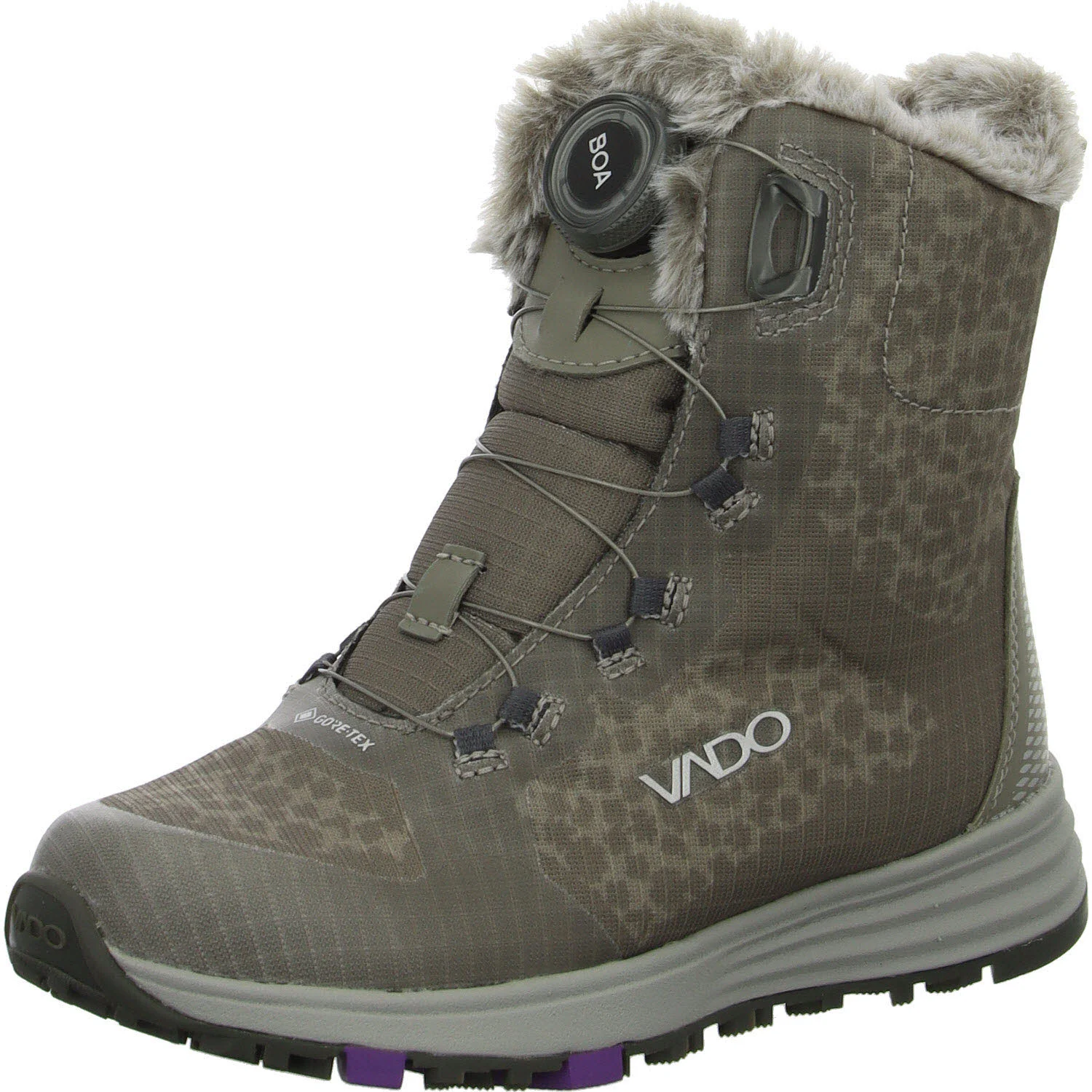 Element 2 von 8 (Bild) – VADO Kinder Winterstiefel 83420-3401/211 SNOW High BOA GTX walnut normal