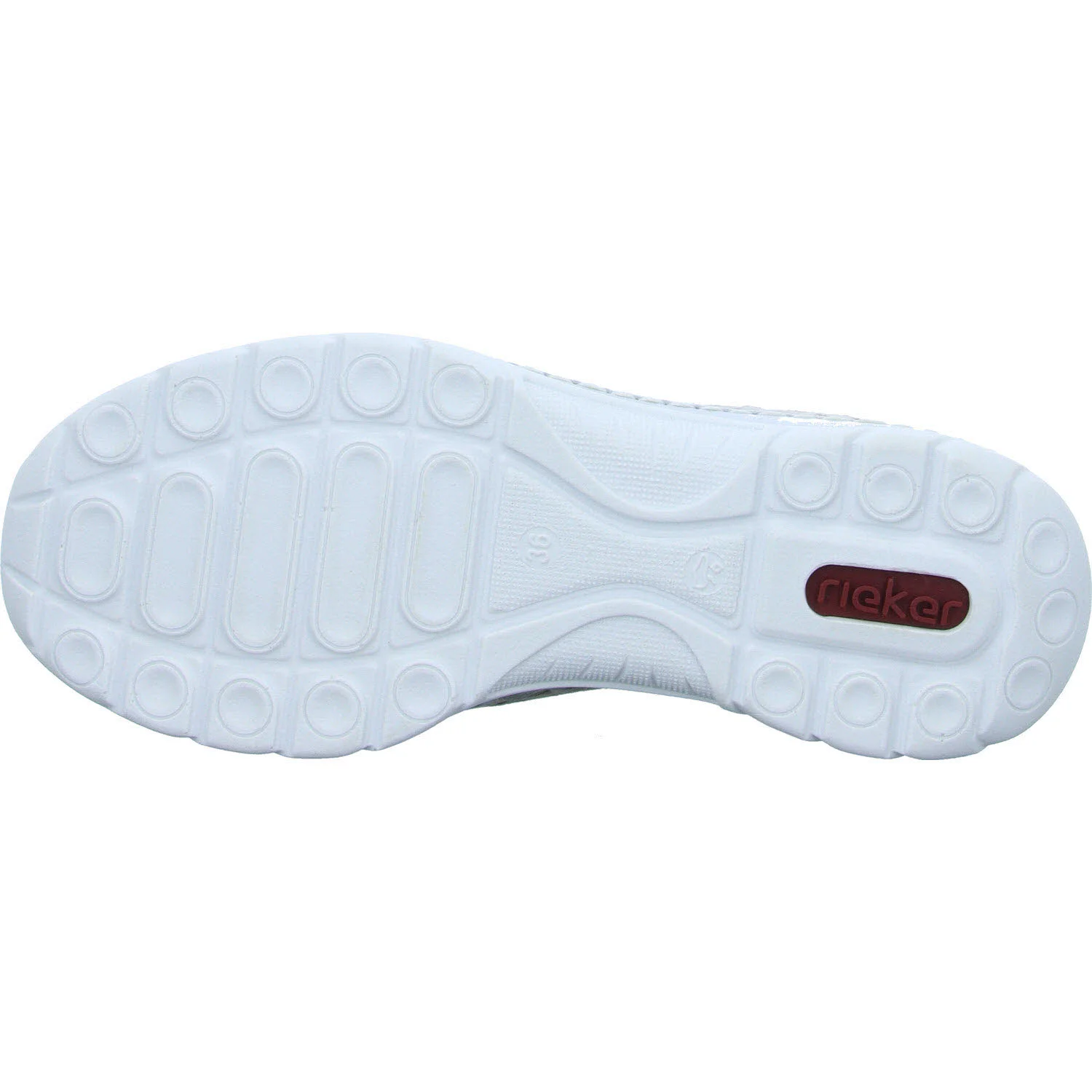 Rieker Damen Slipper L32P6-90 L32P6 ice/rose-metallic/perlcloud F 1/2 (normal)