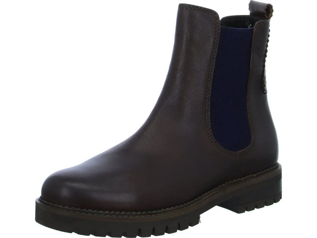 Gabor Damen Stiefeletten 8024.02.004 8024.02 saddlel/EF(eff/El.blue) H (weit)