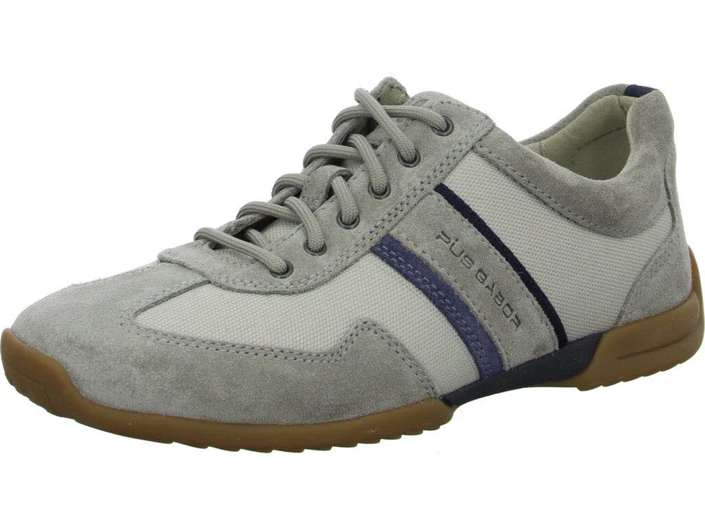 Gabor Herren Schnürschuhe 1137.13.01 1137.13 midgrey kombi G 1/2 (normal)