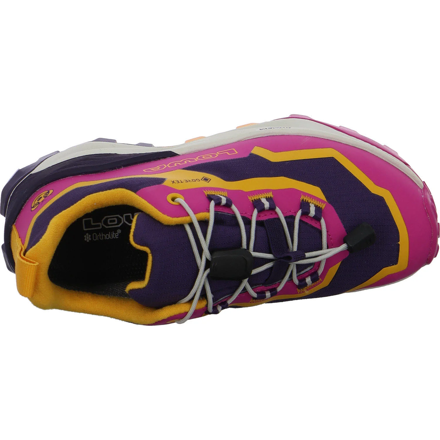 Lowa Kinderschuh zum Schlupfen 541520/5524 Fauli GTX Lo Jr pflaume/pink normal