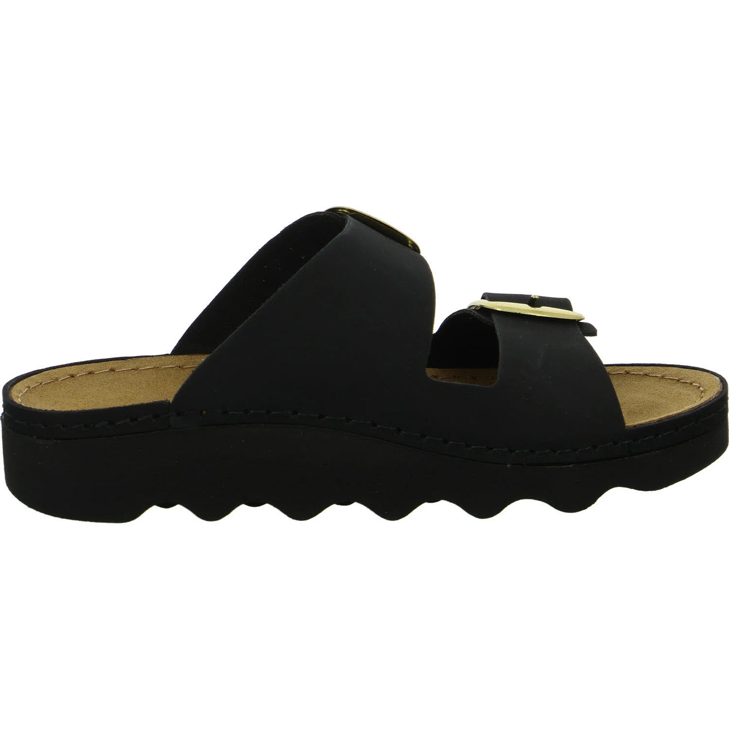 ROHDE Damen Pantoletten 6229/90 Alassio schwarz G (normal)