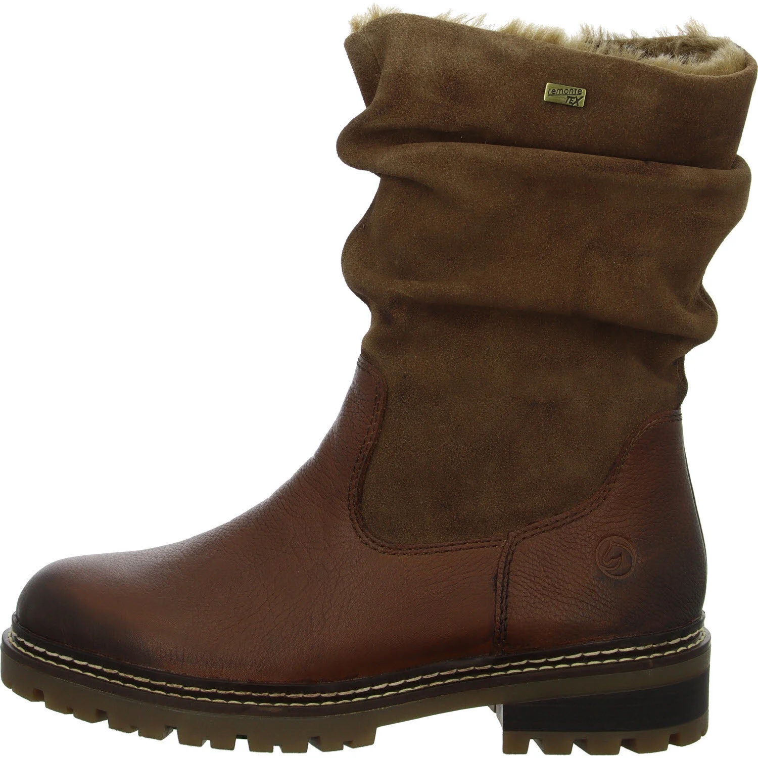 Element 6 von 8 (Bild) – Remonte Damen Stiefelette warm D0B80-24 D0B80 nussbraun/sattel G (weit)