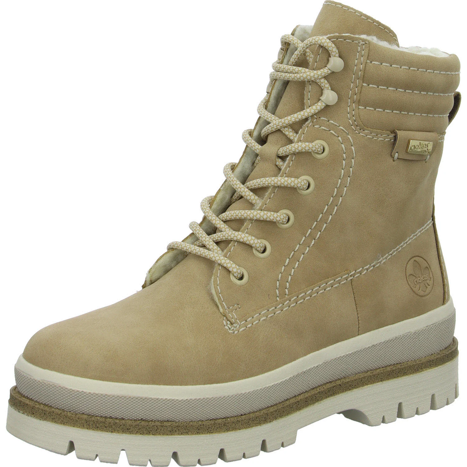 Rieker Damen Schnürstiefel warm Y6225-60 Y6225 marble F 1/2 (normal)