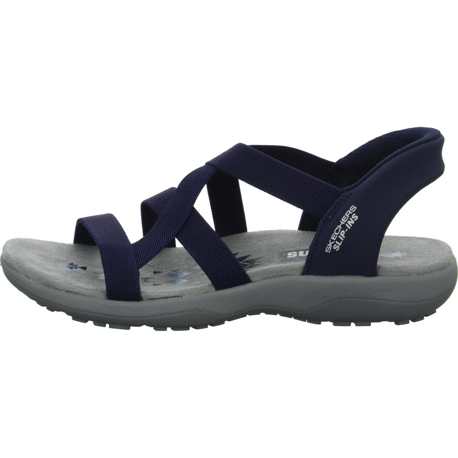 Skechers Damen Sandalen 163460 NVY Reggae Slim - Stretch Flex navy normal