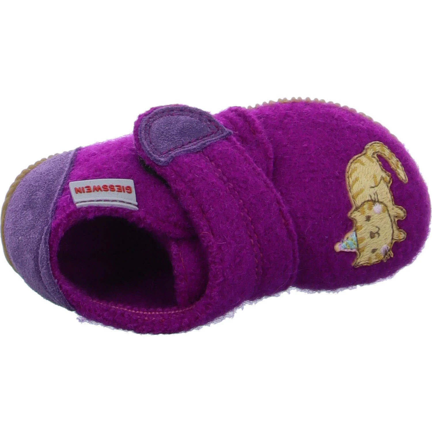 Giesswein Kinder Winterhausschuhe 8010 44210/374 OSTERFELD - SLIM FIT TRAUBE normal