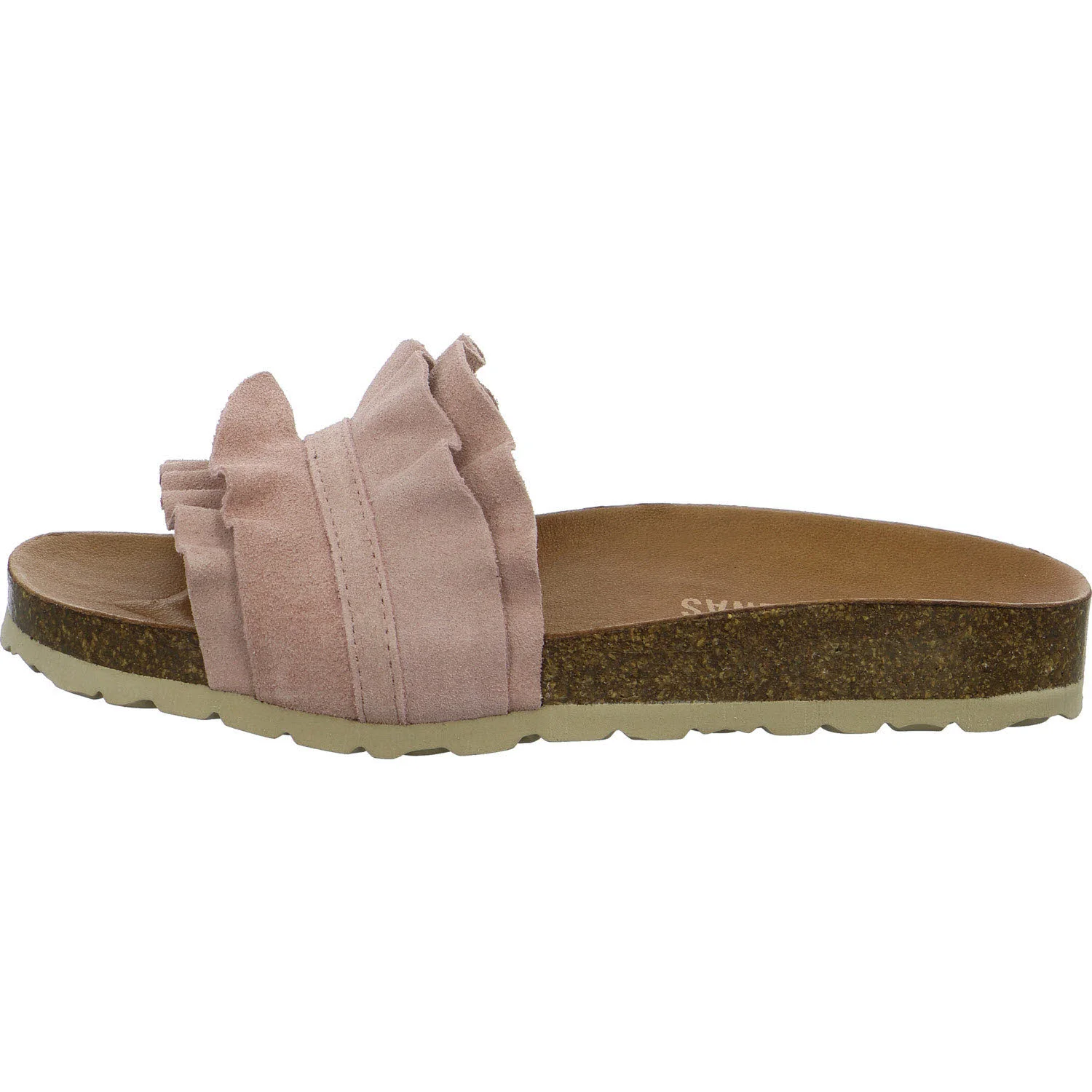 Verbenas Damen Pantoletten 3300620220 872 ROCIO SERRAJE VOLANTE antique normal
