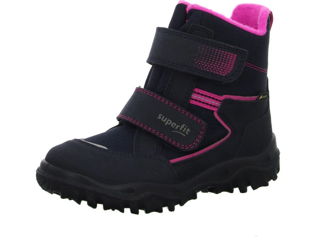 Superfit Kinder Winterstiefel 1-006082-8020 Husky blau/pink WMS mittel
