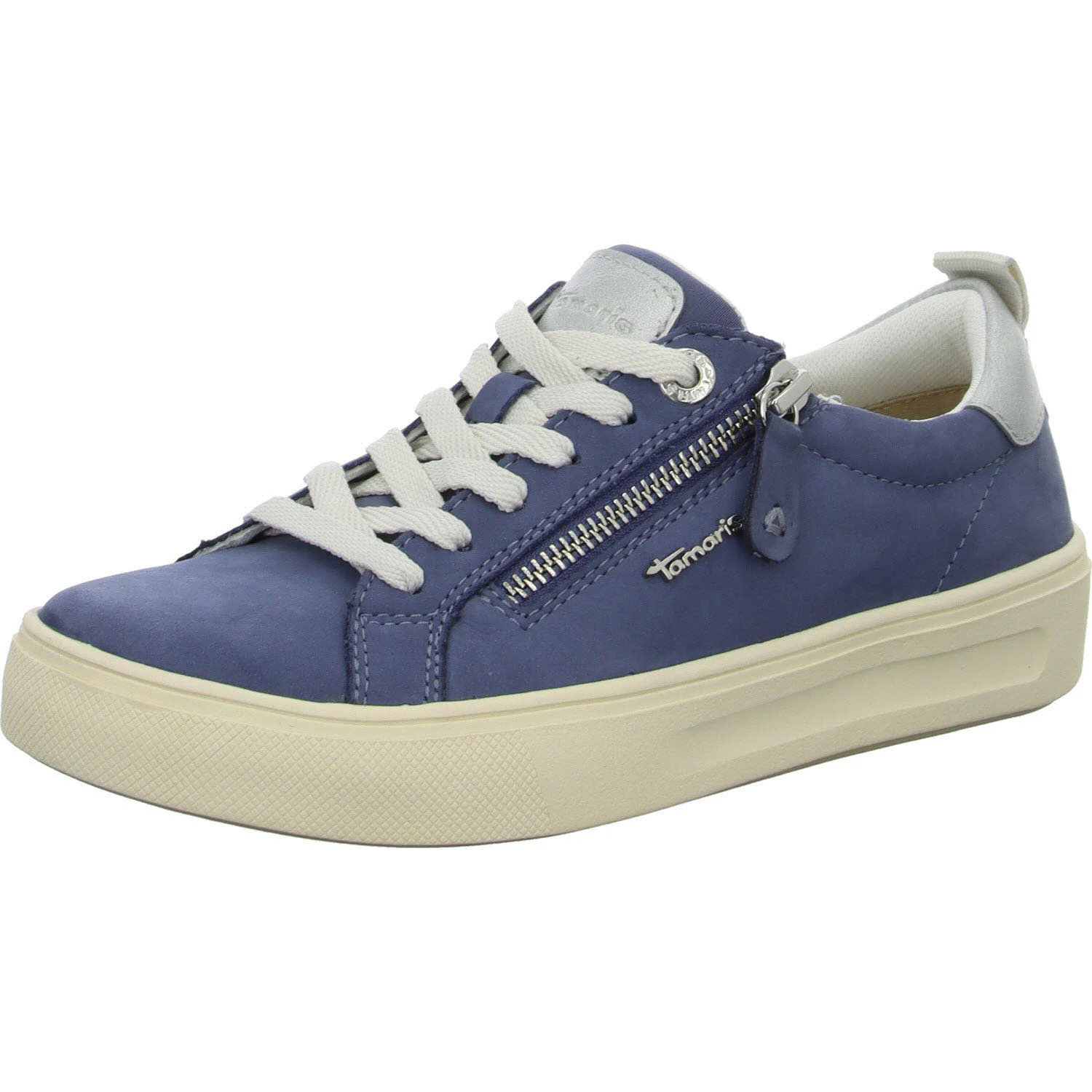 Element 2 von 8 (Bild) – Tamaris Comfort Damen Schnürschuhe 8-83707-42/811 8-83707-42 denim nubuc weit