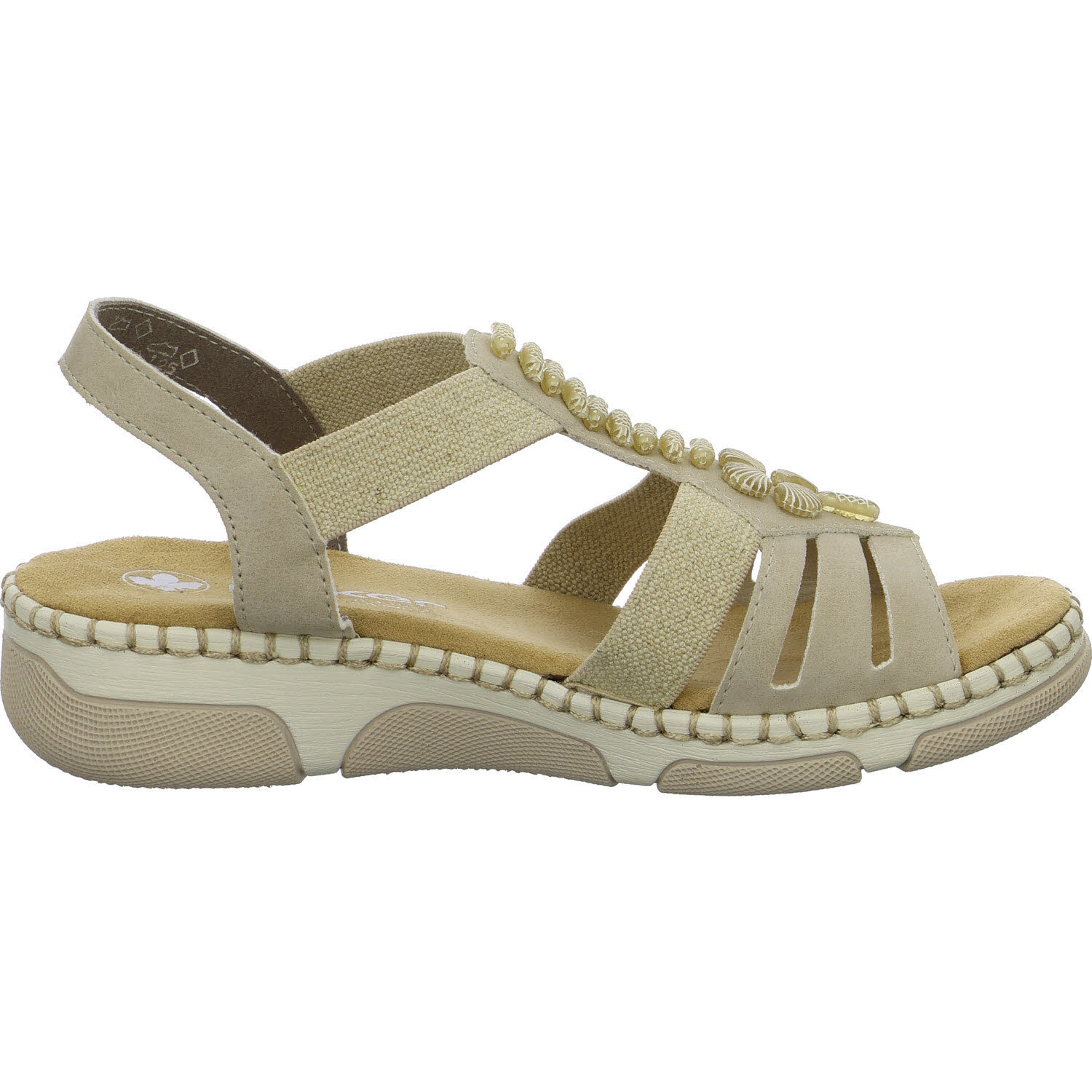 Rieker Damen Sandalen 66201-62 66201 ginger H (extra weit)