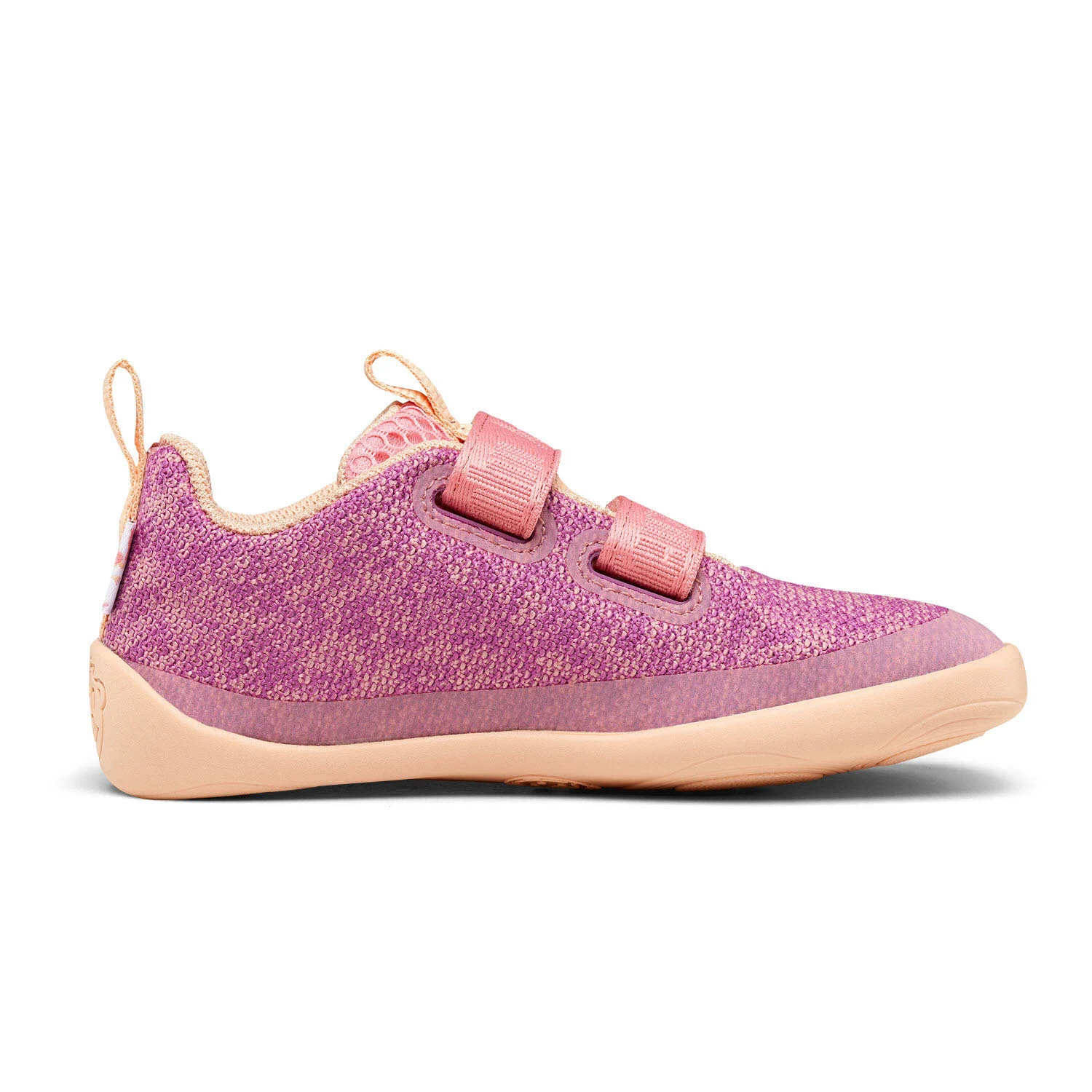 Element 4 von 9 (Bild) – Affenzahn Kinderschuh zum Schlupfen 00397-40060 Knit Happy Flamingo pink normal
