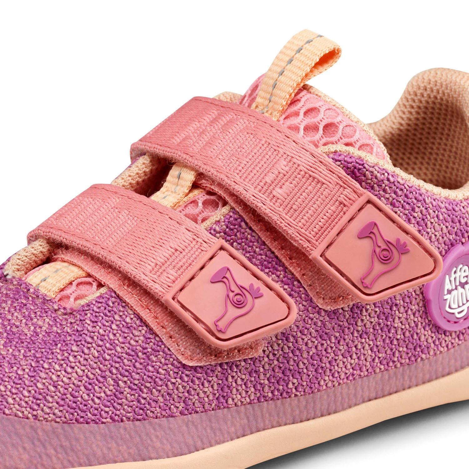 Element 8 von 9 (Bild) – Affenzahn Kinderschuh zum Schlupfen 00397-40060 Knit Happy Flamingo pink normal