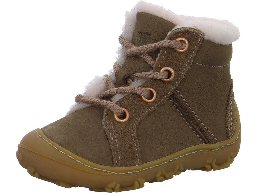 Ricosta Kinder Schnürstiefel 50 1500103/270 Elia schoko/rosa WMS weit
