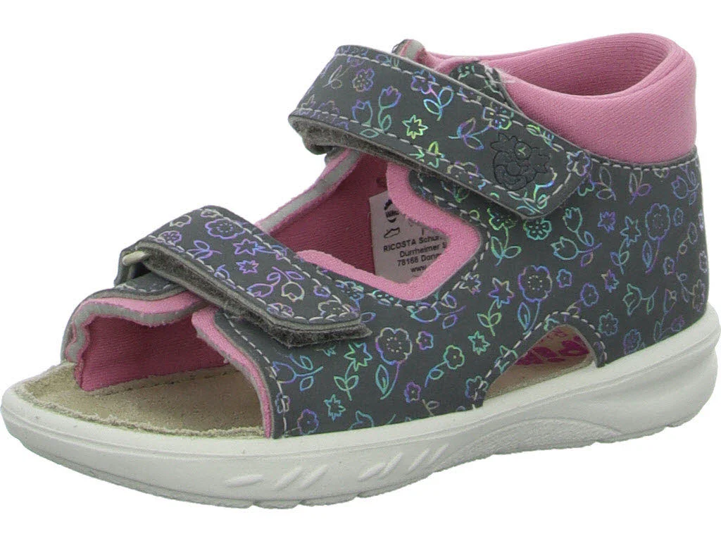 Ricosta Kinder Sandalen 50 3500802/450 Titu graphit/mallow WMS mittel