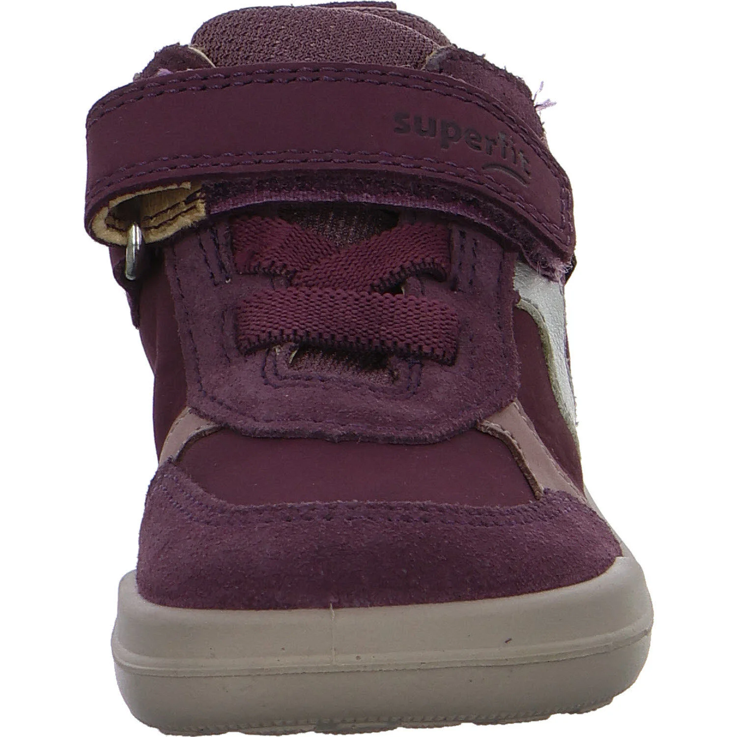Element 3 von 8 (Bild) – Superfit Kinderschuh zum Schlupfen 1-100202-5000 Superfree 2.0 rot/lila WMS weit