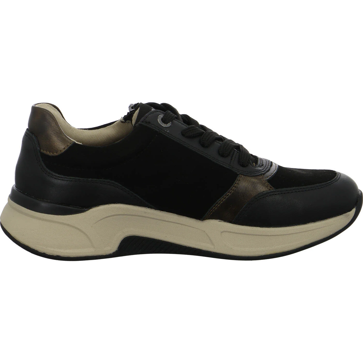 Remonte Damen Schnürschuhe D3V00-03 D3V00 schwarz/schwarz/antik H (extra weit)