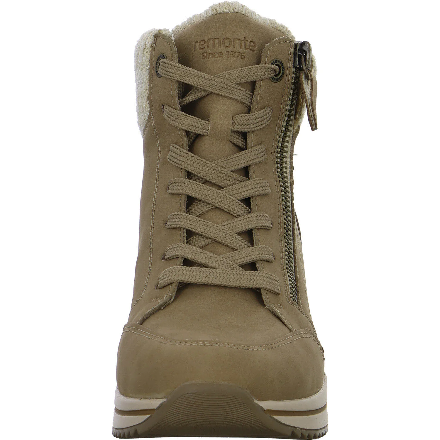 Element 3 von 8 (Bild) – Remonte Damen Schnürstiefel D0T77-21 D0T77 camel/offwhite-metallic/camel H (extra weit)