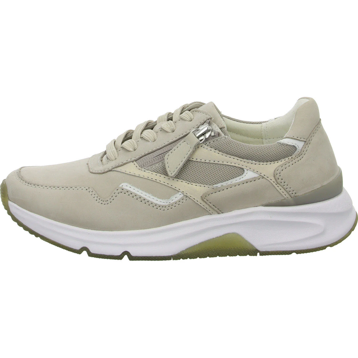 Element 6 von 8 (Bild) – Gabor Rollingsoft Damen Schnürschuhe 86.896.31 86.896 puder/weiss G (normal)