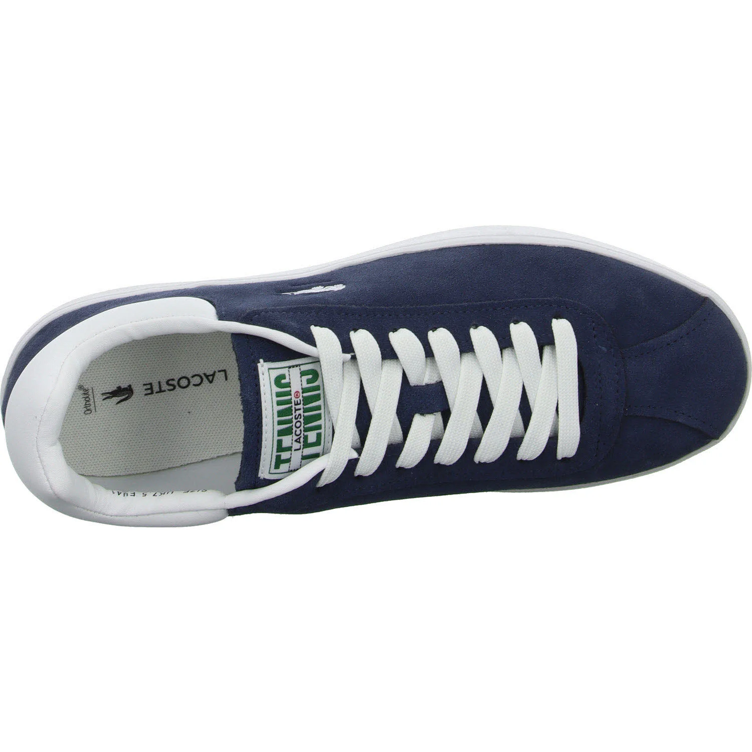 Lacoste Herren Schnürschuhe 46SMA0065_092 Men's Baseshot navy/white normal