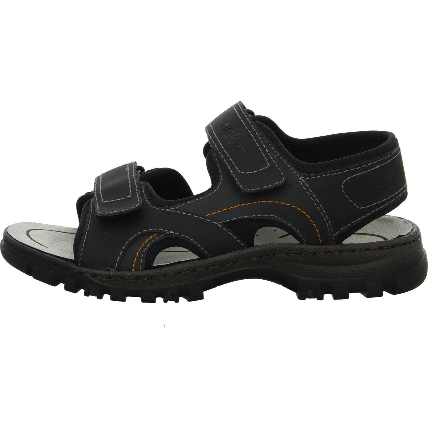Rieker Herren Sandalen 25053-00 25053 schwarz/schwarz/schw G (weit)