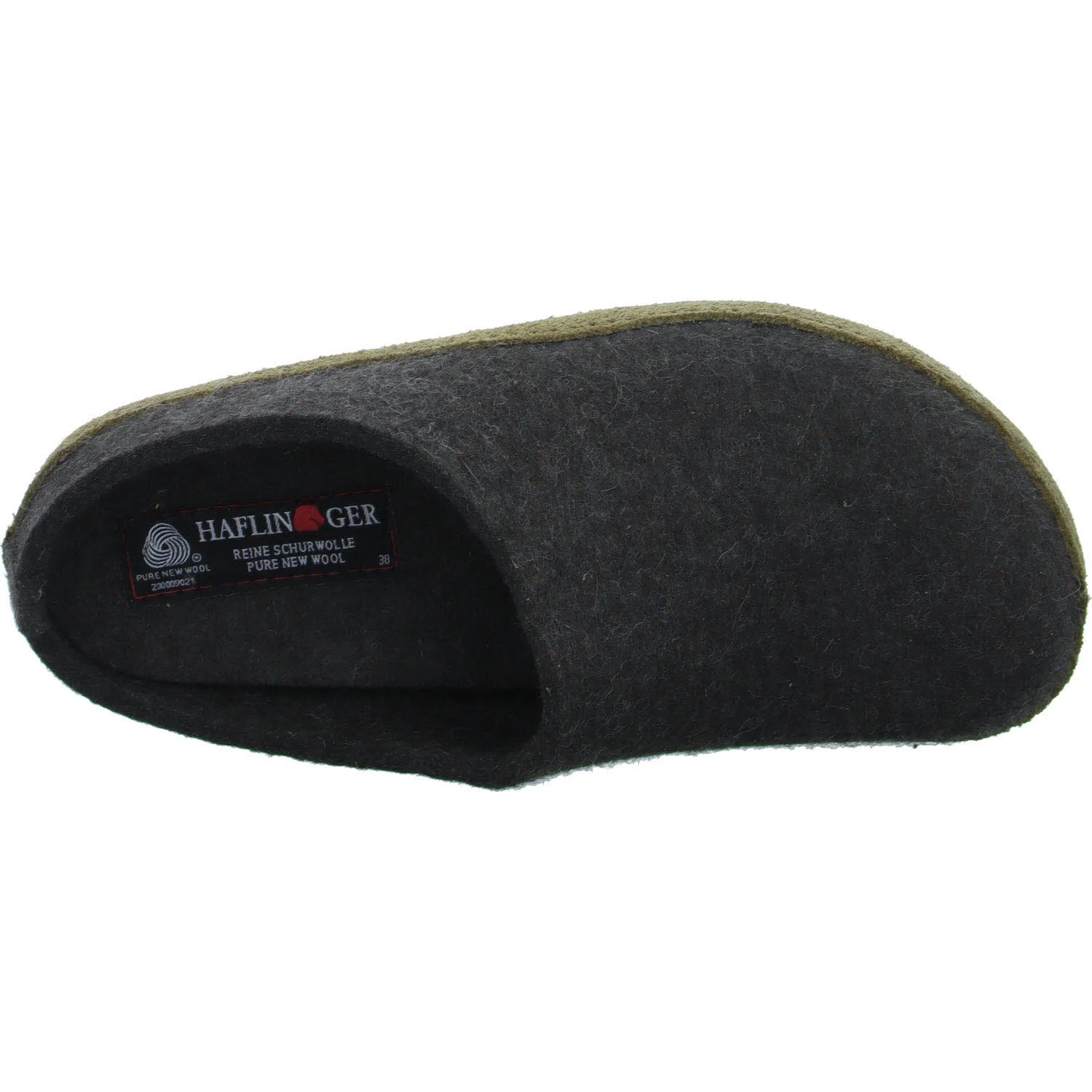 Haflinger Damen Winterpantoffel 211001-0-63 Emil´s Toffel braunmeliert normal