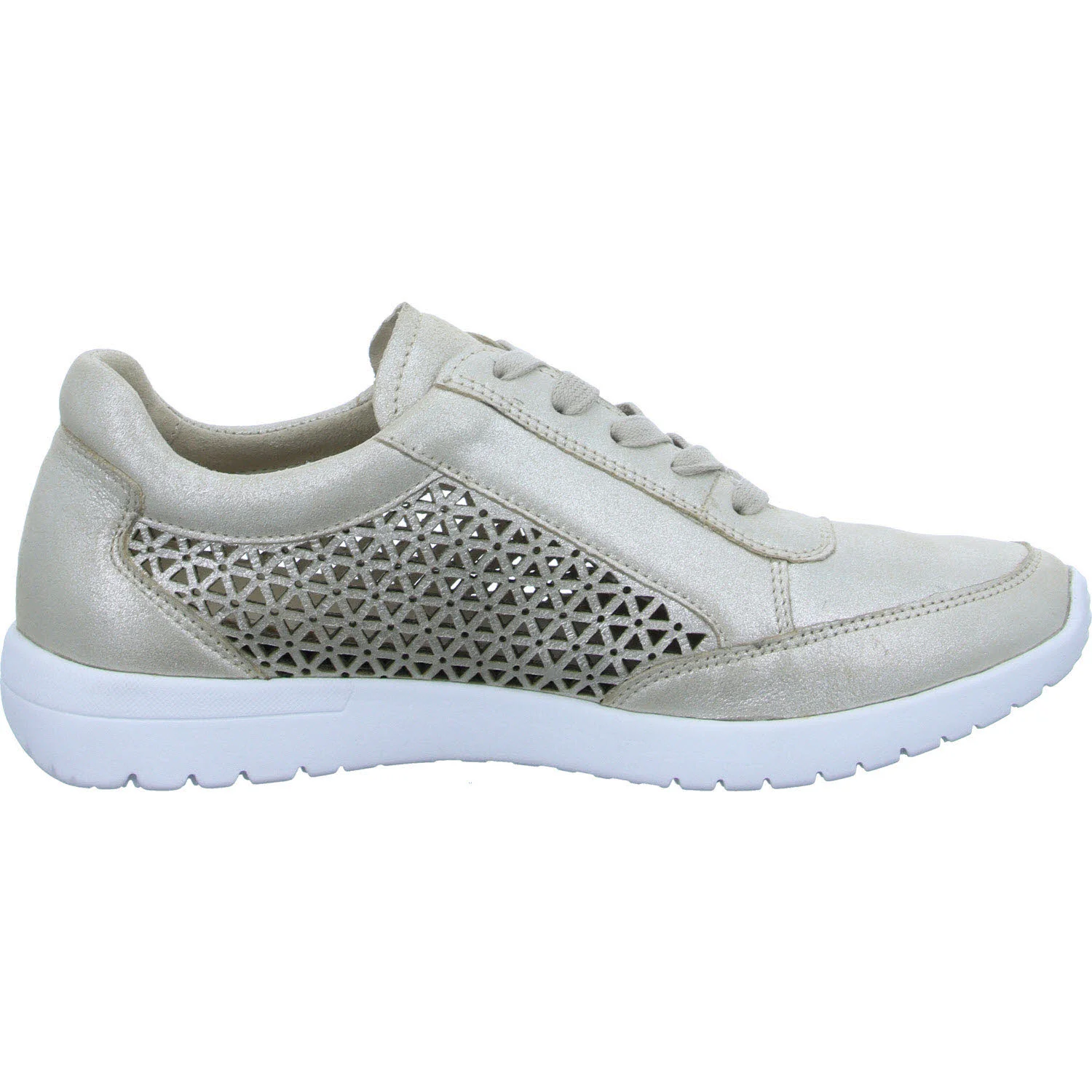Caprice Damen Schnürschuhe 9-23550-42-341 9-23550-42 taupe metallic G (normal)