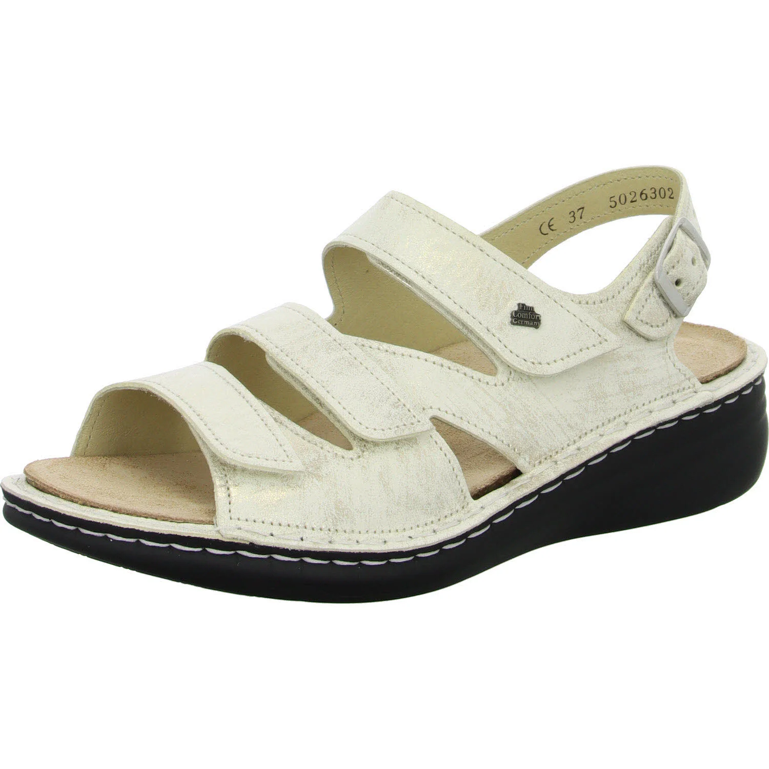 Element 2 von 8 (Bild) – Finn Comfort Damen Sandalen 02643-818222 Praia oro weit