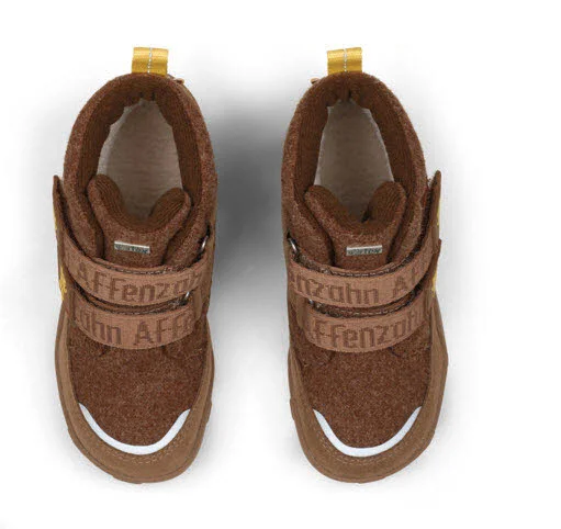 Affenzahn Kinder Winterstiefel 01250-70003 Winterstiefel Wolle Comfy Tiger gelb, braun normal