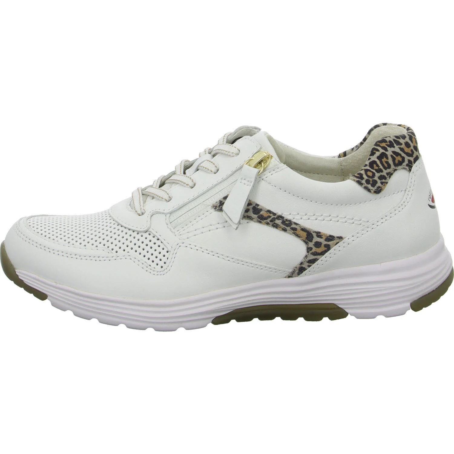Gabor Rollingsoft Damen Schnürschuhe 86.978.25 86.978 weiss/oak (perf.) G (normal)