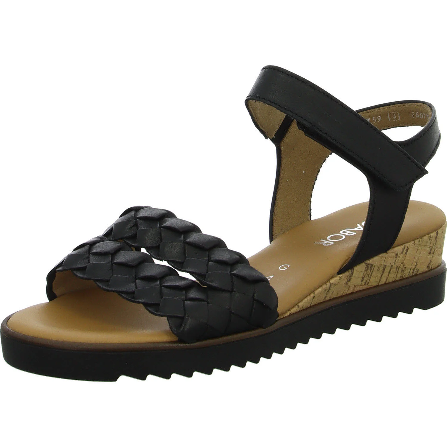 Element 2 von 8 (Bild) – Gabor Damen Sandalen 82.759.27 82.759 schwarz (Kork) G (normal)