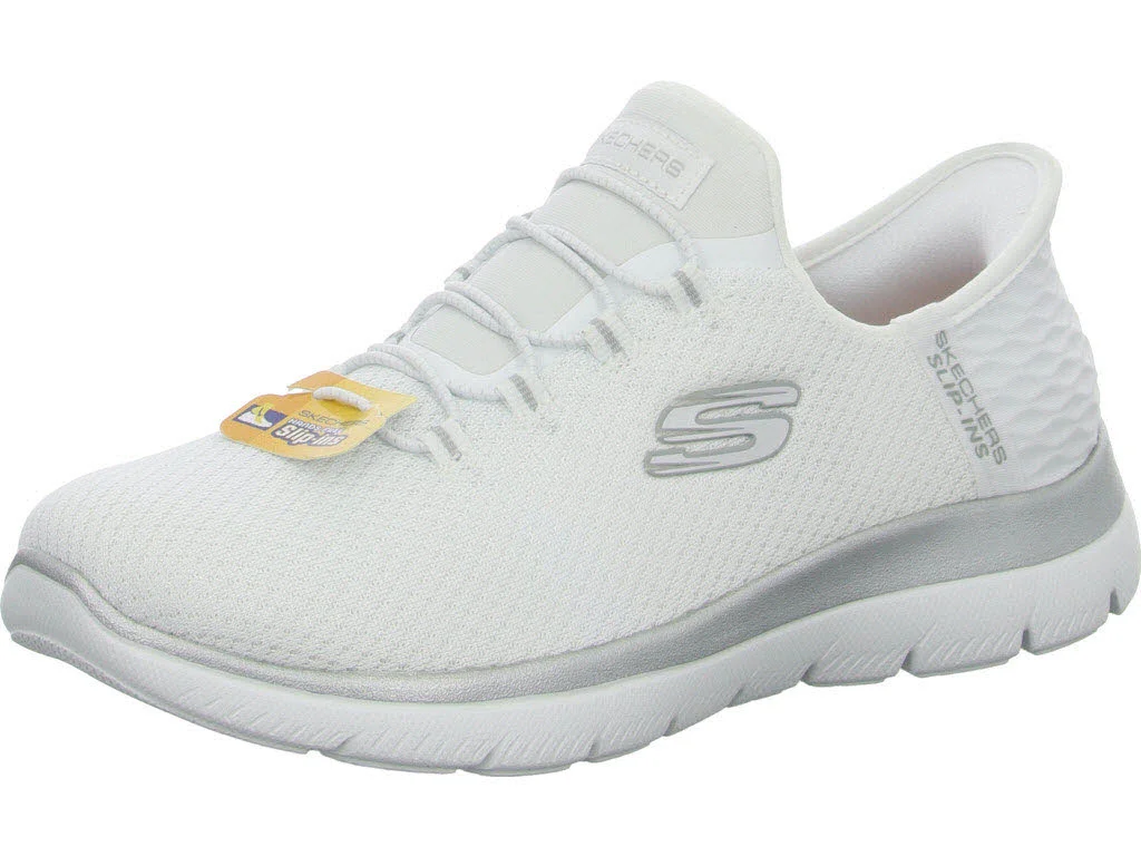 Element 1 von 8 (Bild) – Skechers Damen Slipper 150123W WSL Summits - Diamond Dream white/silver weit