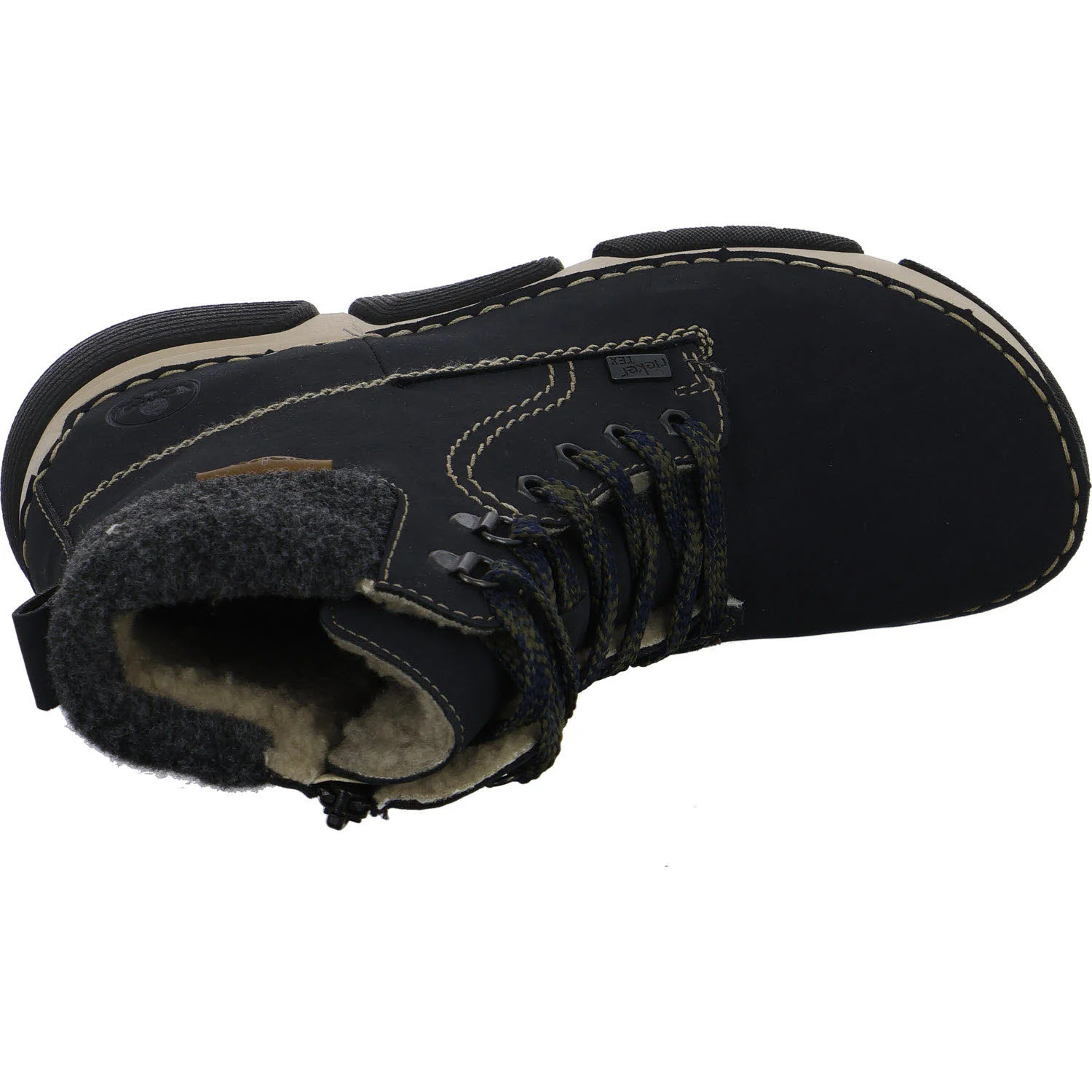 Element 8 von 8 (Bild) – Rieker Damen Schnürstiefel warm 45925-14 45925 pazifik/anthrazit/nuss F 1/2 (normal)