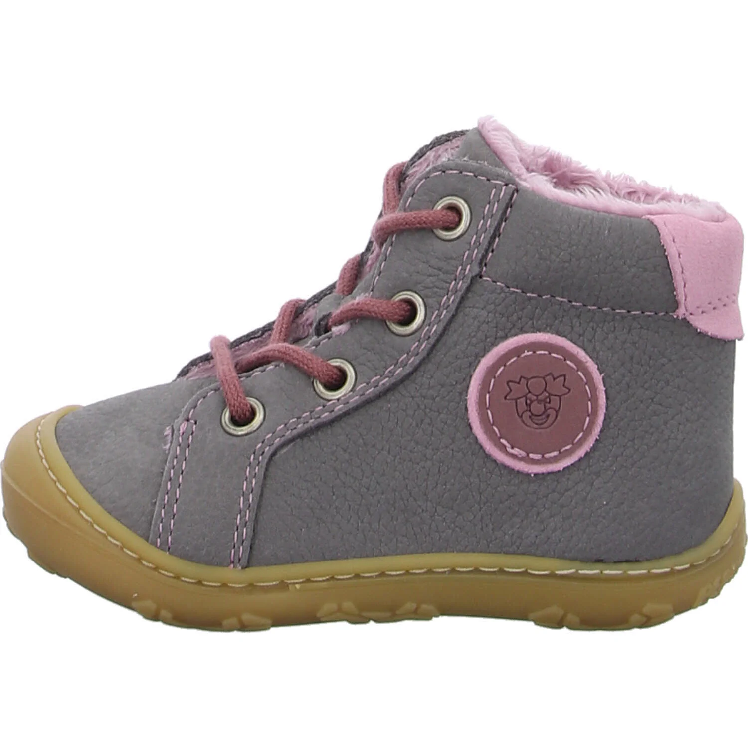 Ricosta Kinder Schnürstiefel 50 1202402/450 Georgie graphit/blush WMS mittel