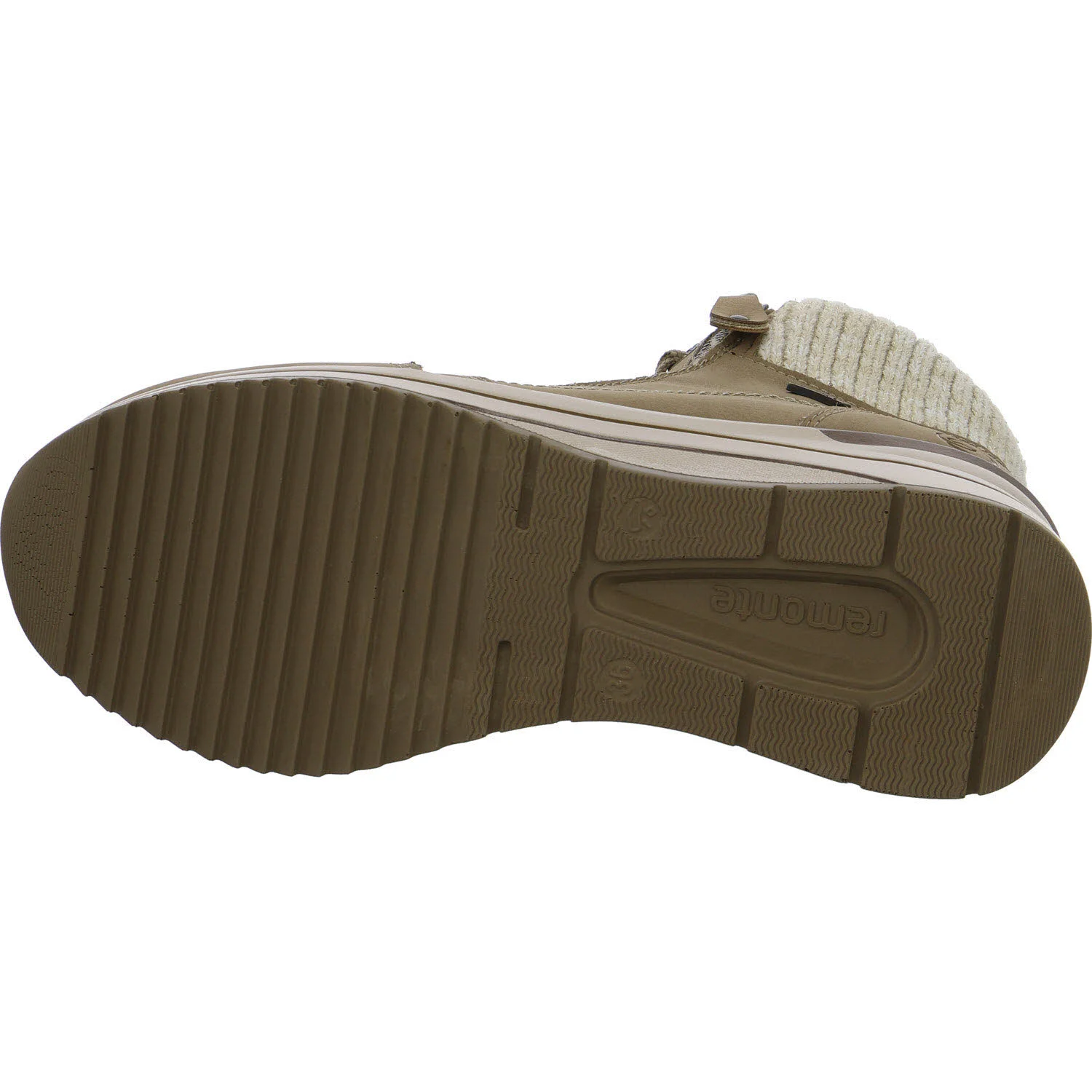 Element 5 von 8 (Bild) – Remonte Damen Schnürstiefel D0T77-21 D0T77 camel/offwhite-metallic/camel H (extra weit)