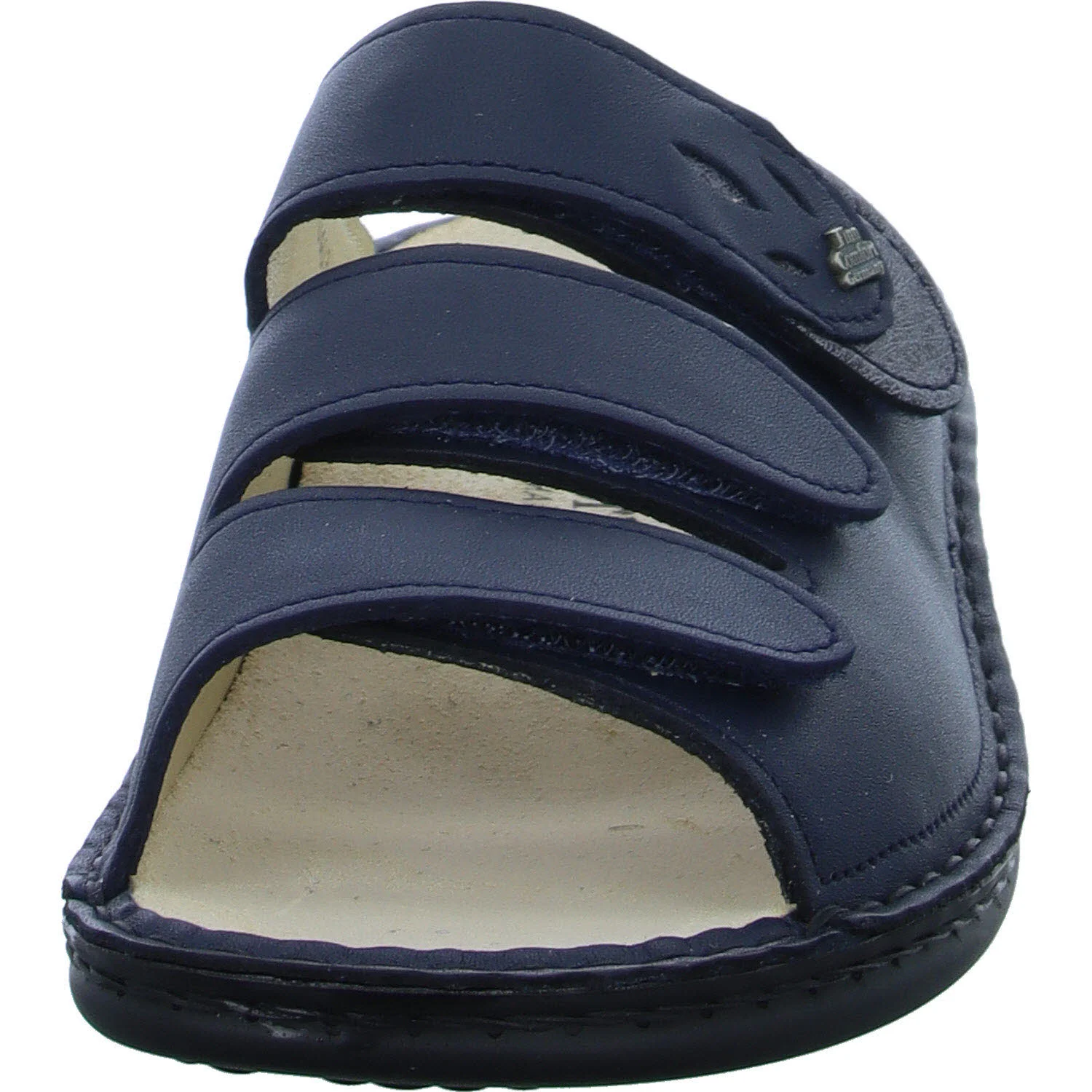 Element 3 von 8 (Bild) – Finn Comfort Damen Pantoletten 02554-902821 Kos navy/platin weit
