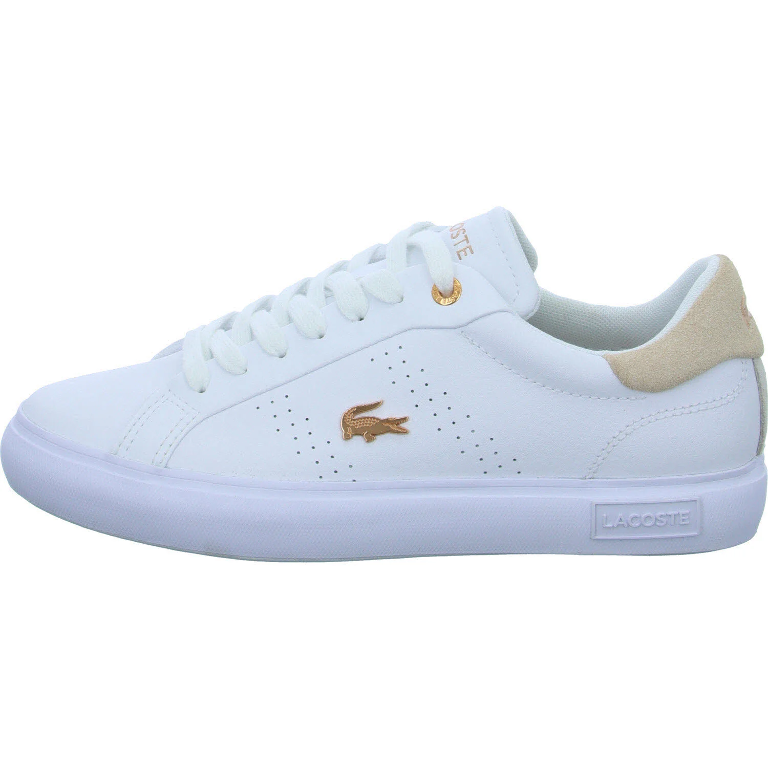 Lacoste Damen Schnürschuhe 48SFA0003_1Y9 Women's Powercourt 2.0 Sneakers Blush Pack white/light pink normal