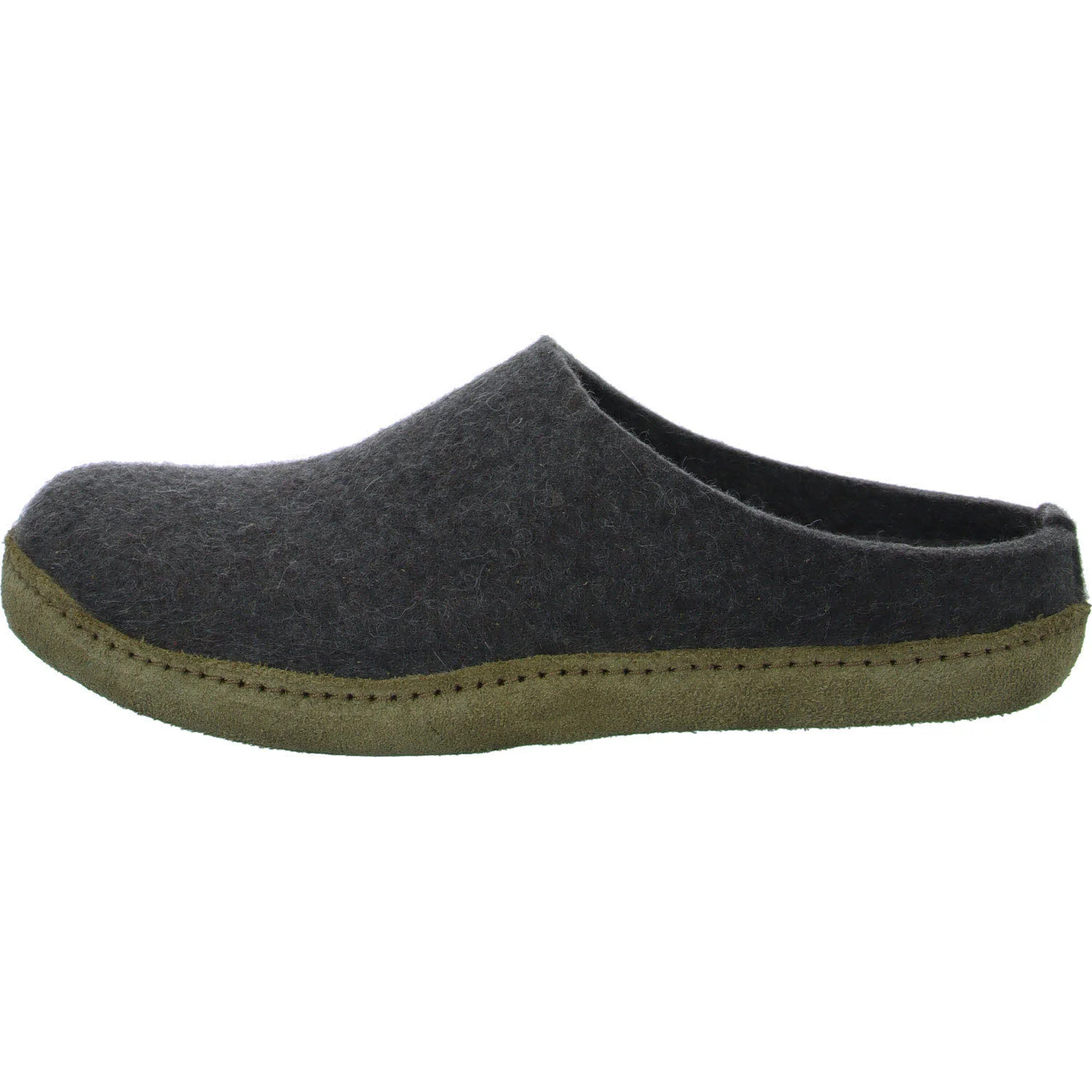 Haflinger Damen Winterpantoffel 211001-0-63 Emil´s Toffel braunmeliert normal