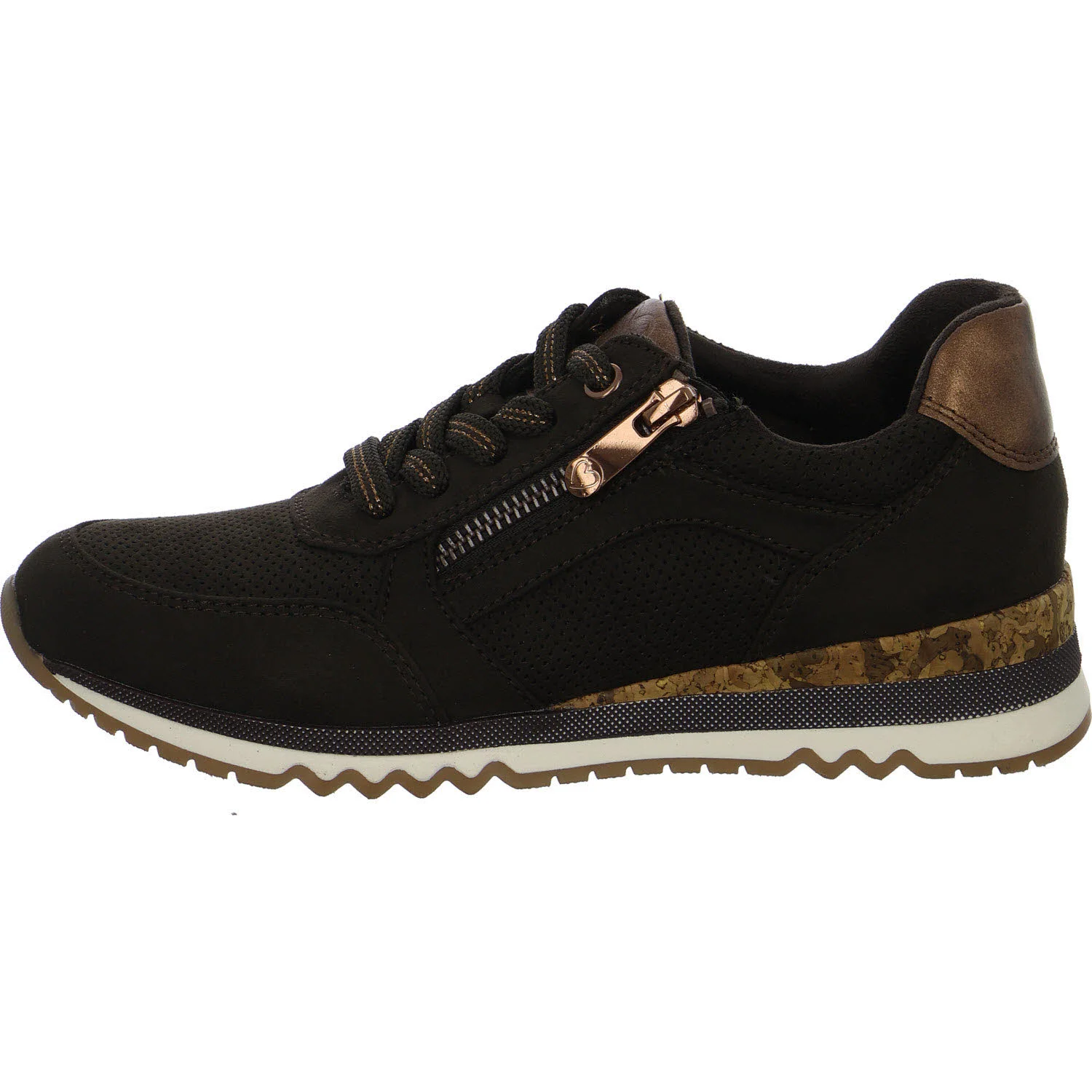 Marco Tozzi Damen Schnürschuhe 2-23781-41/303 2-23781-41 mocca comb normal