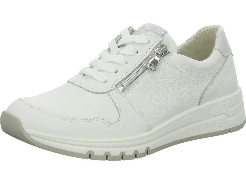 Element 1 von 8 (Bild) – Waldläufer Damen Schnürschuhe 957004-204/663 H-April weiss silber H (weit)