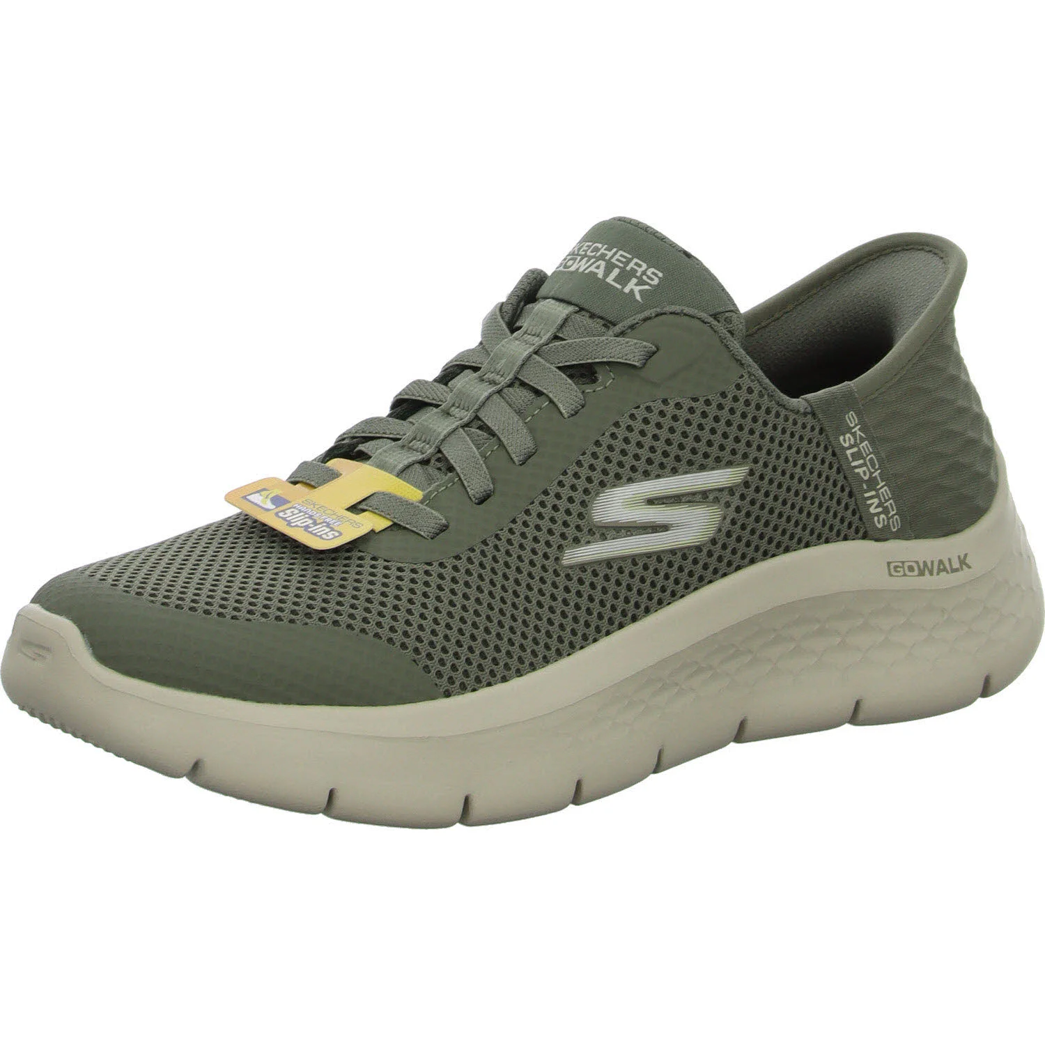 Element 2 von 8 (Bild) – Skechers Damen Slipper 124836 OLV GO WALK Flex - Grand Entry olive normal