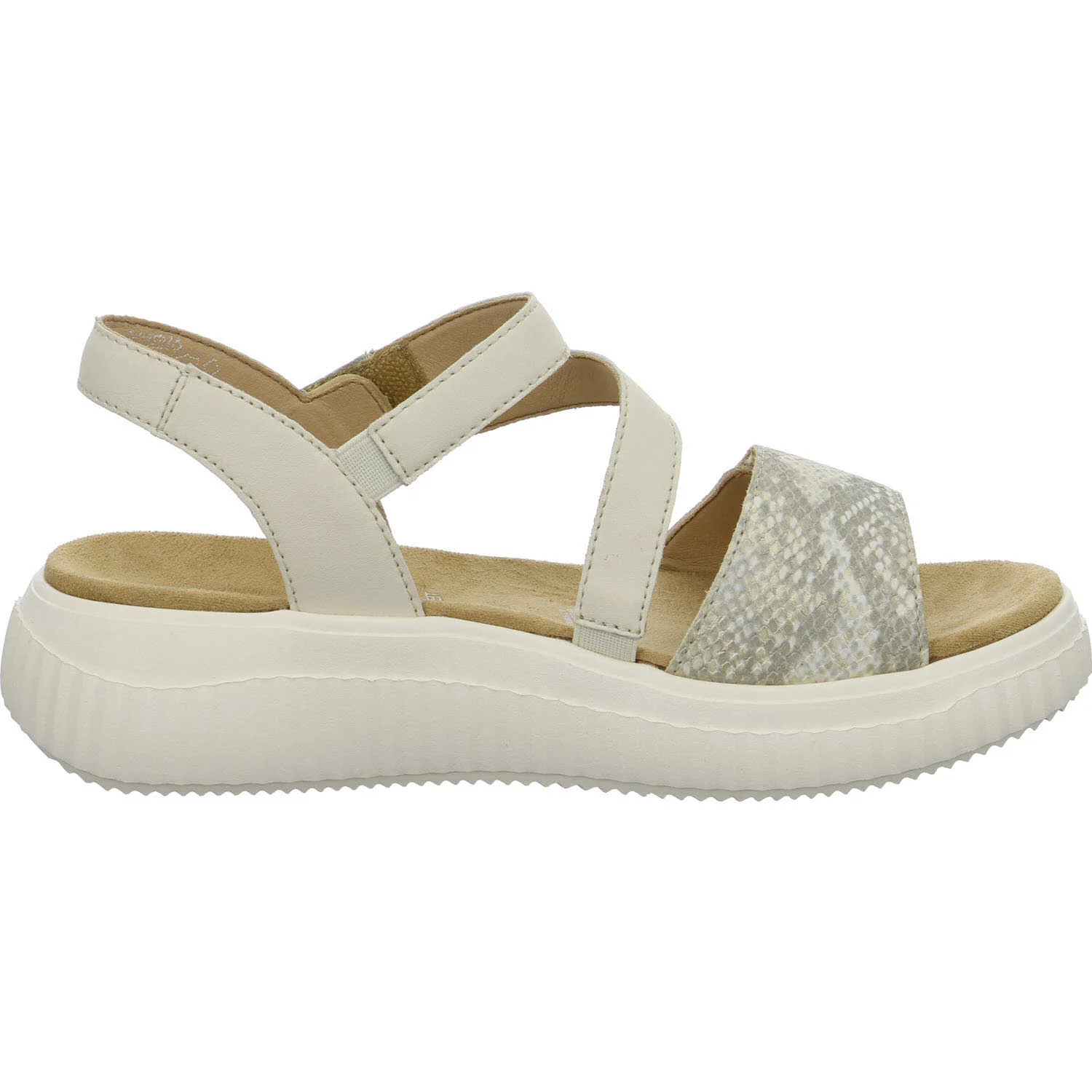 Remonte Damen Sandalen D3L51-60 D3L51 offwhite-gold/porzellan H (extra weit)