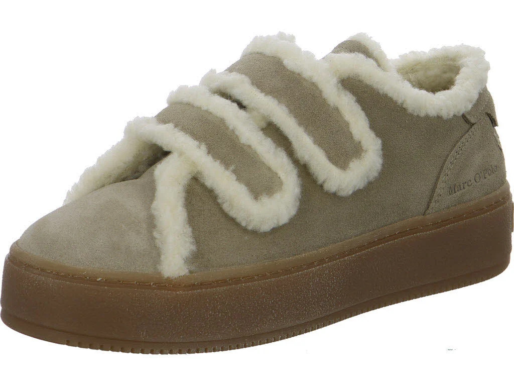 Marc O'Polo Damen Slipper 5000015221 1740 5000015221 earthy taupe normal