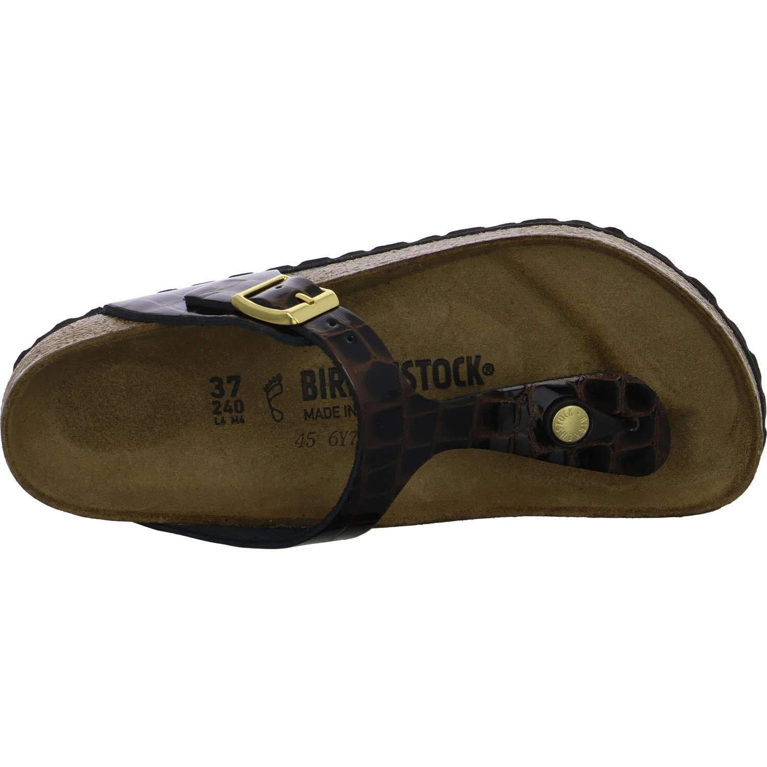 BIRKENSTOCK Pantoletten 1032863 Gizeh black normal