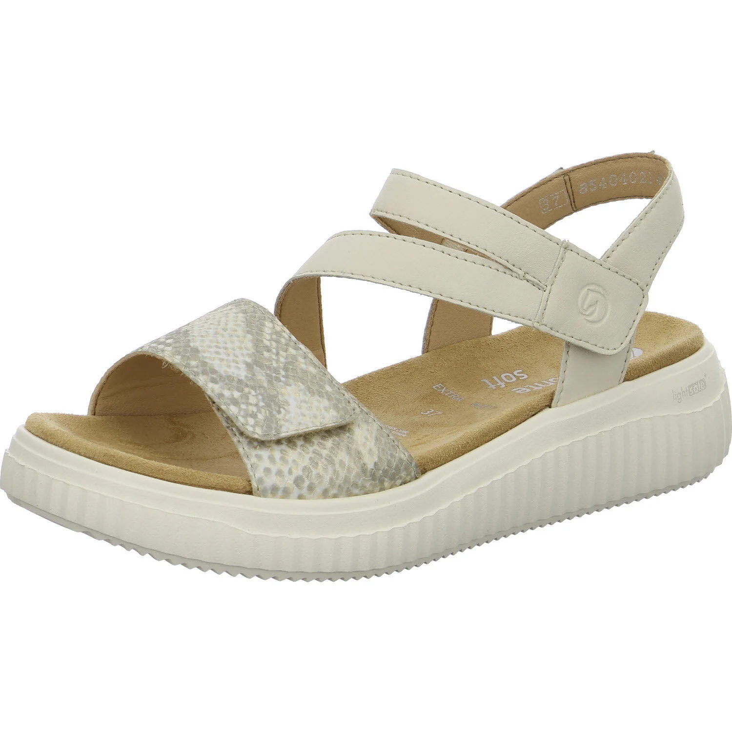 Remonte Damen Sandalen D3L51-60 D3L51 offwhite-gold/porzellan H (extra weit)