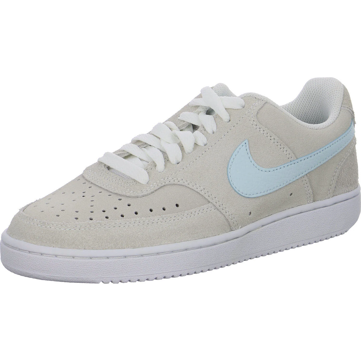 Nike Damen Schnürschuhe IQ9758/100 Court Vision Lo Sd Prm white/ glacier blue normal