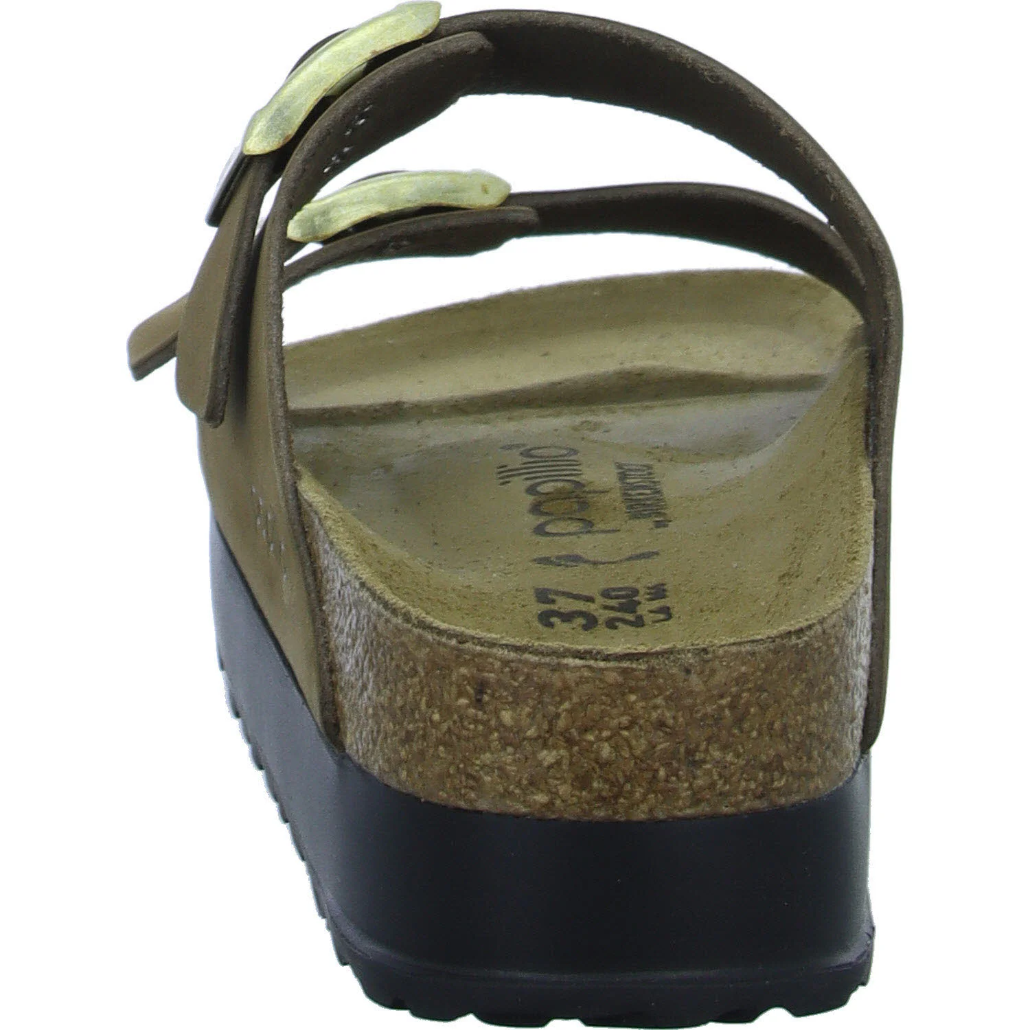 Element 4 von 8 (Bild) – Papillio von BIRKENSTOCK Pantoletten 1028366 Arizona PAP Flex Platform dark tea schmal